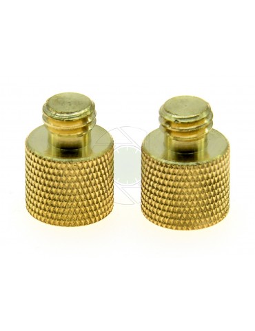 1/4" Female to 3/8" Male Whitworth Camera Screw Adapter Pack of 2 