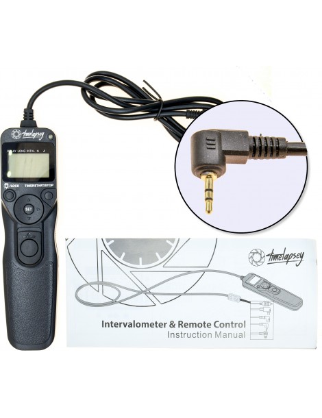 DSLR Intervalometer / Timer Shutter Release for Time-lapse Photography + Astro Long Exposure (Canon E3 Cable)