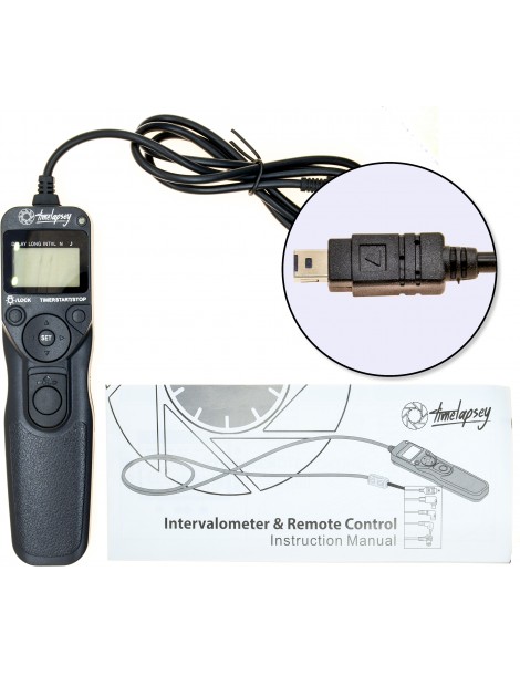 DSLR Intervalometer / Timer Shutter Release for Time-lapse Photography + Astro Long Exposure (Nikon DC2 Cable)