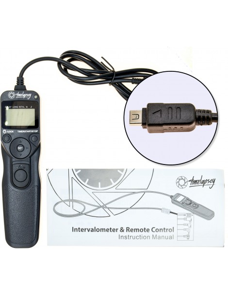 DSLR Intervalometer / Timer Shutter Release for Time-lapse Photography + Astro Long Exposure (Olympus UC1 Cable)
