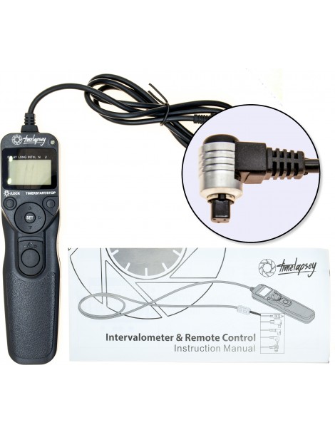DSLR Intervalometer / Timer Shutter Release for Time-lapse Photography + Astro Long Exposure (Canon N3 Cable)