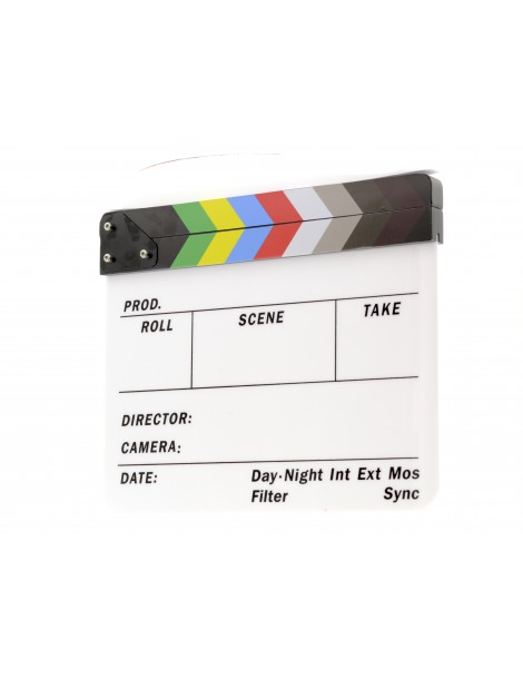 Perspex Dry Wipe Clapper Board