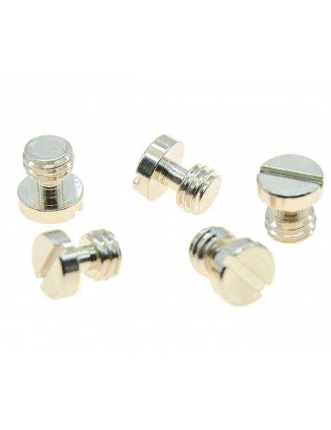 3/8" Diameter Whitworth Camera Tripod Screw for Large & Professional Stills & Video Cams (5 Pack)