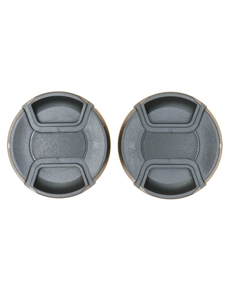 PROtastic Spring Loaded Pinch 62mm Lens Caps (Pack Of 2)