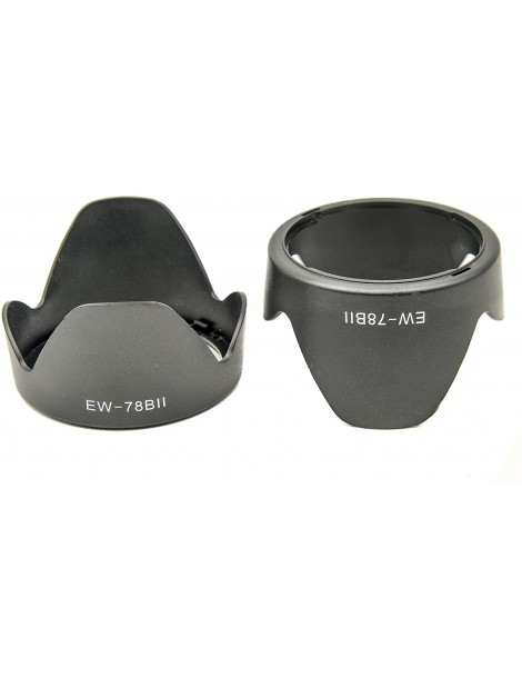 Canon EW-78BII Compatible Petal Lens Hood (2 Pack)