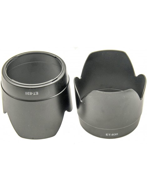 Canon ET-83II Compatible Petal Lens Hood (2 Pack)