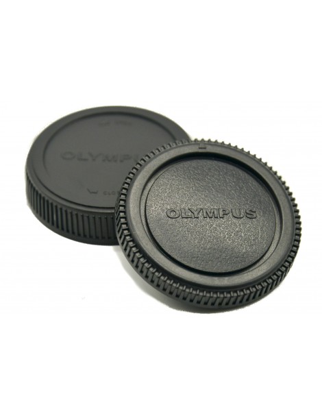 Rear Lens Cap & Body Cap For Olympus OM Cameras / Lens (BC-2 / LR-2)