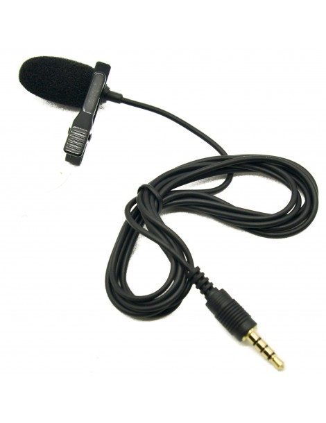 Clip On Lapel Lavalier Microphone With 3.5mm Jack Plug