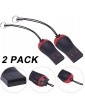 2x USB2.0 MicroSD Mini SD Memory Card Reader Keyring