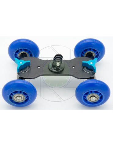 Metal Camera Dolly With Skateboard Wheels